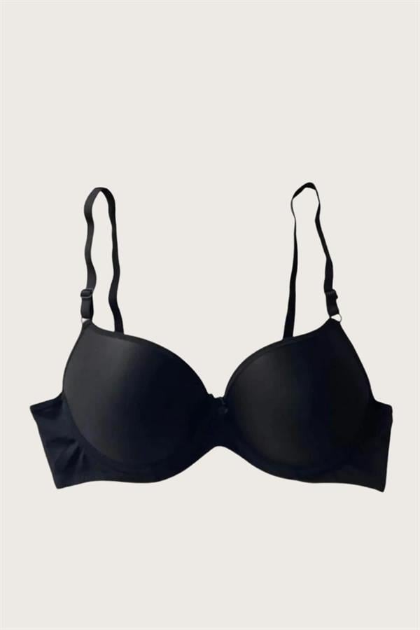 Arias Closet Mikro Kumaş Push Up Dolgulu Balenli Günlük Tek Destekli Sütyen