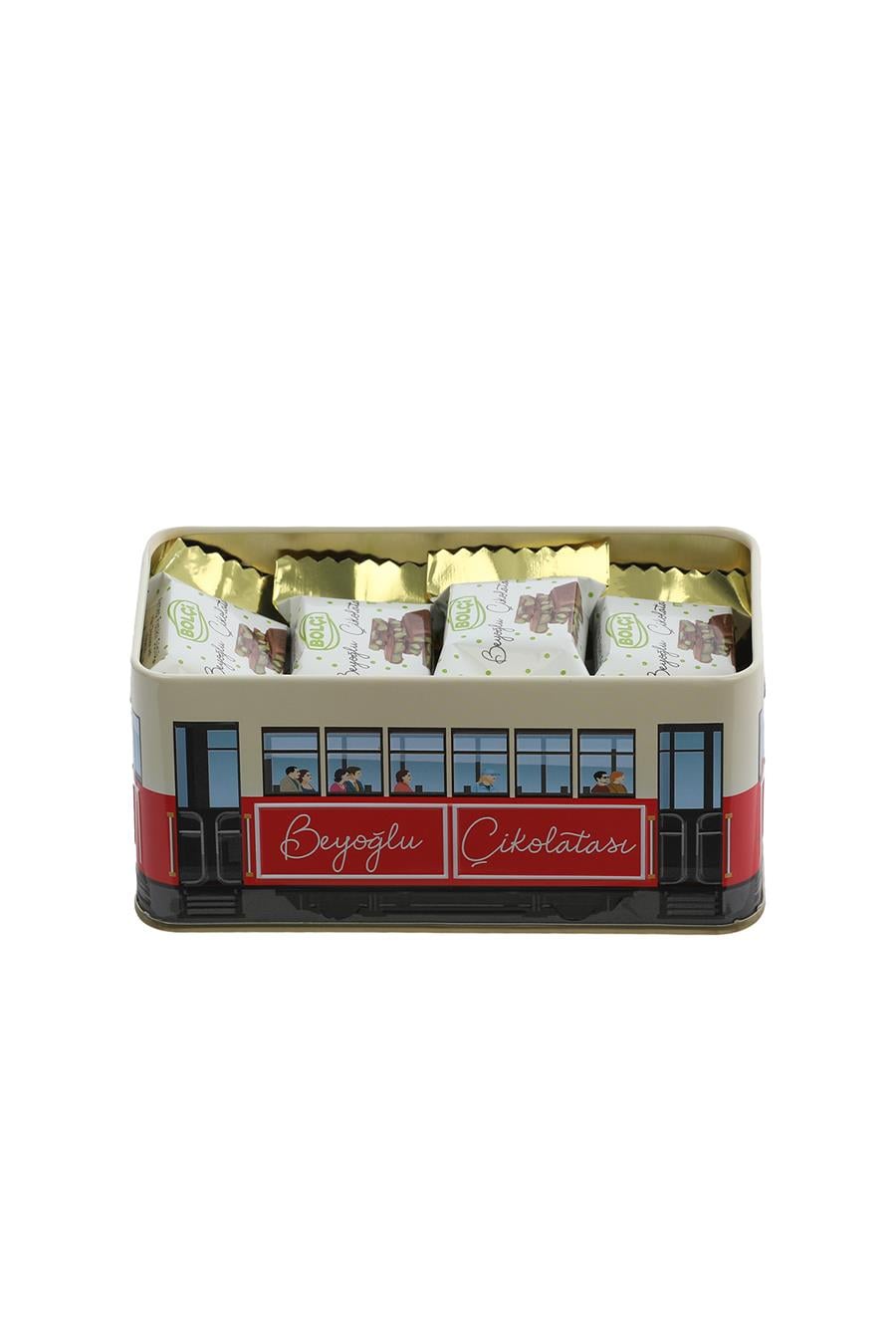 Bolçi Tramvay Teneke Antep Fıstıklı Çikolata 225g