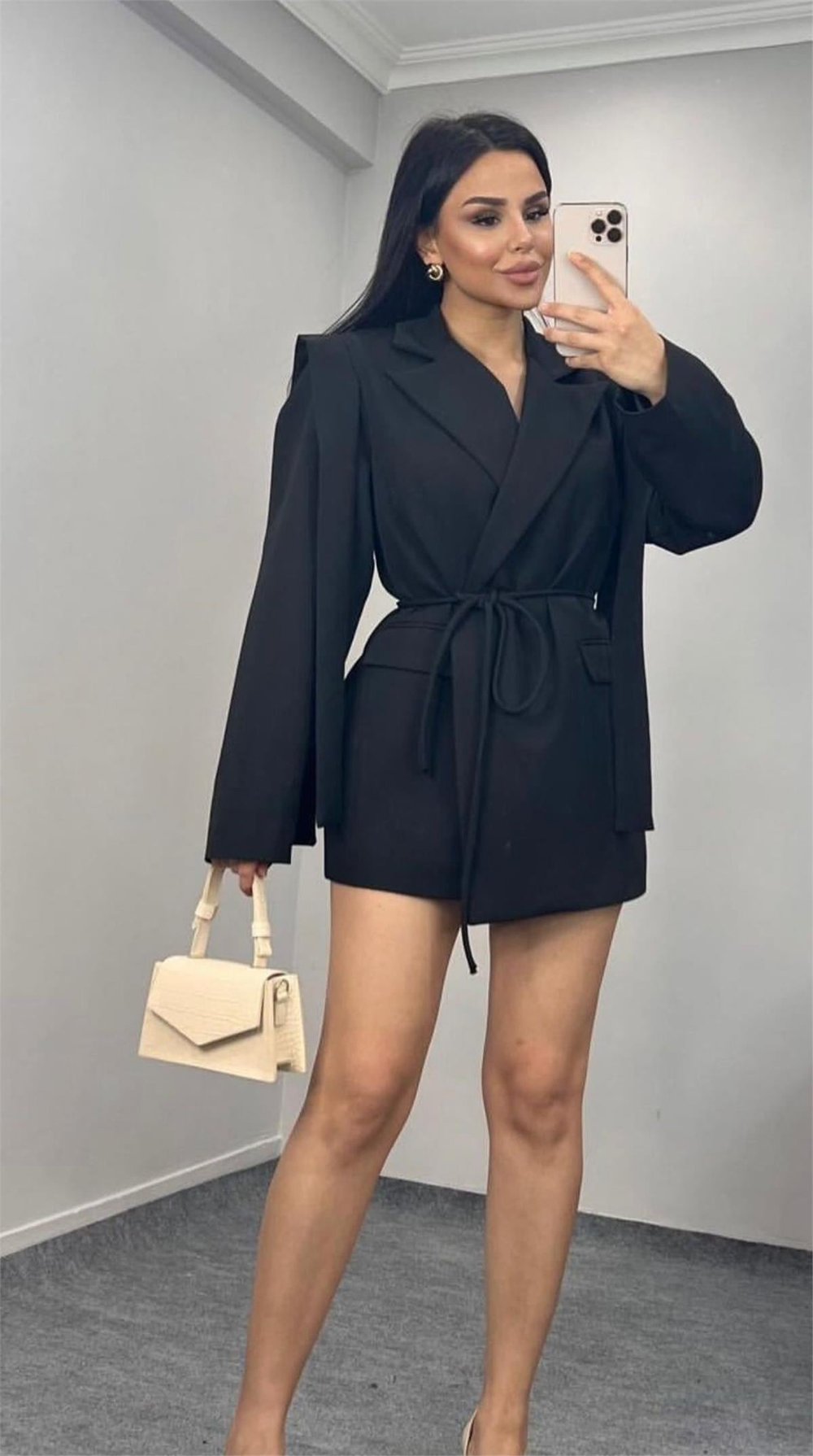 3078 Ceket Siyah