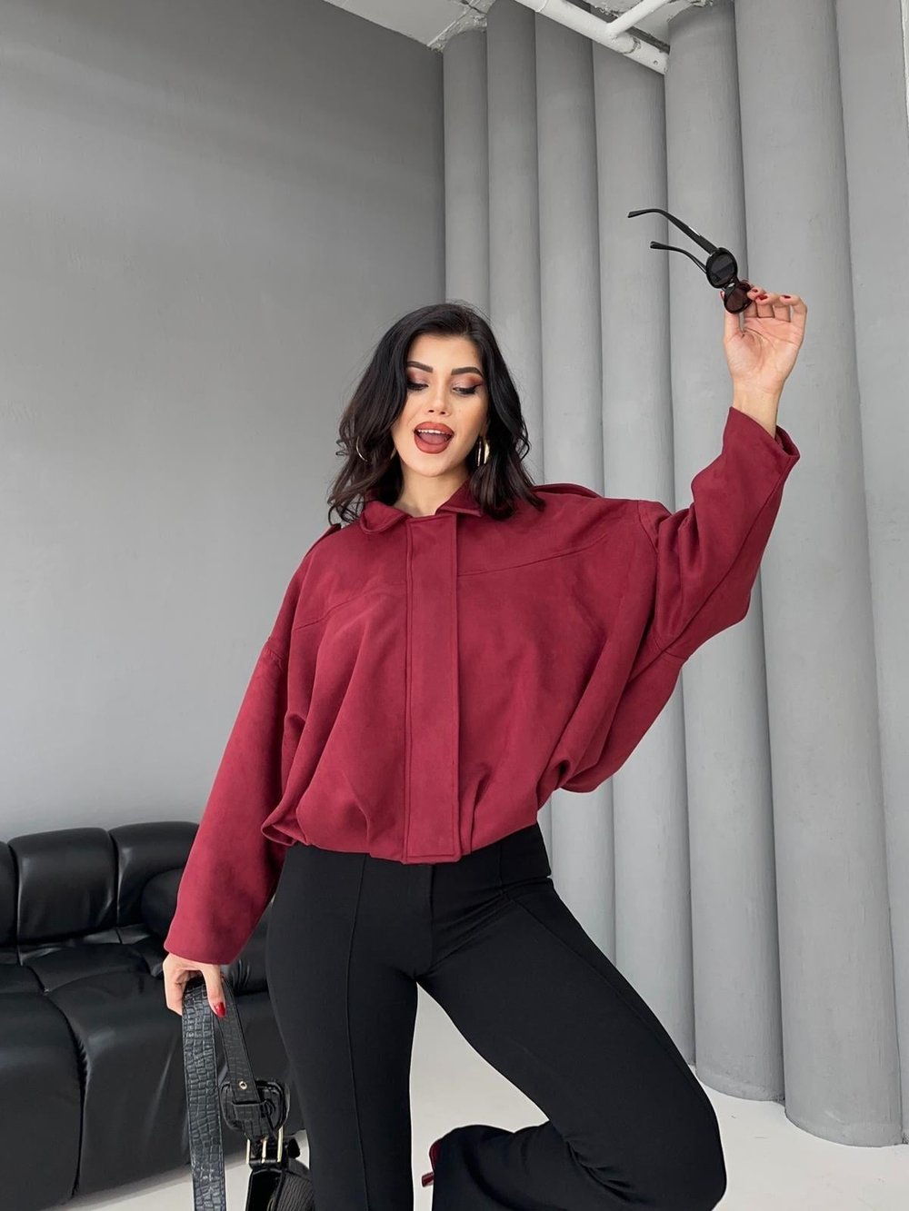 3148 ceket bordo