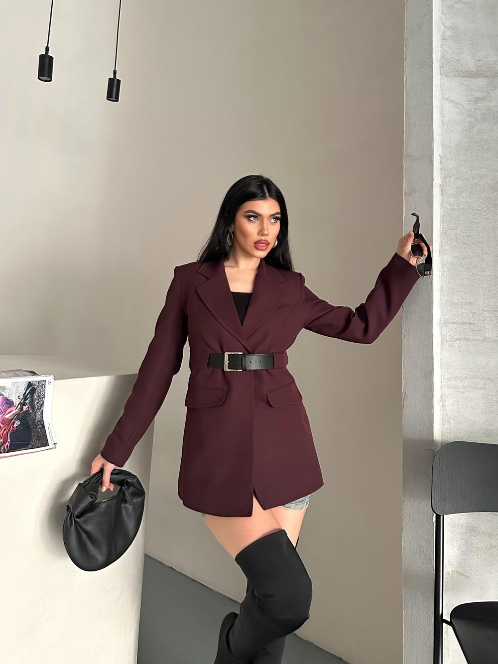 3157 bordo ceket