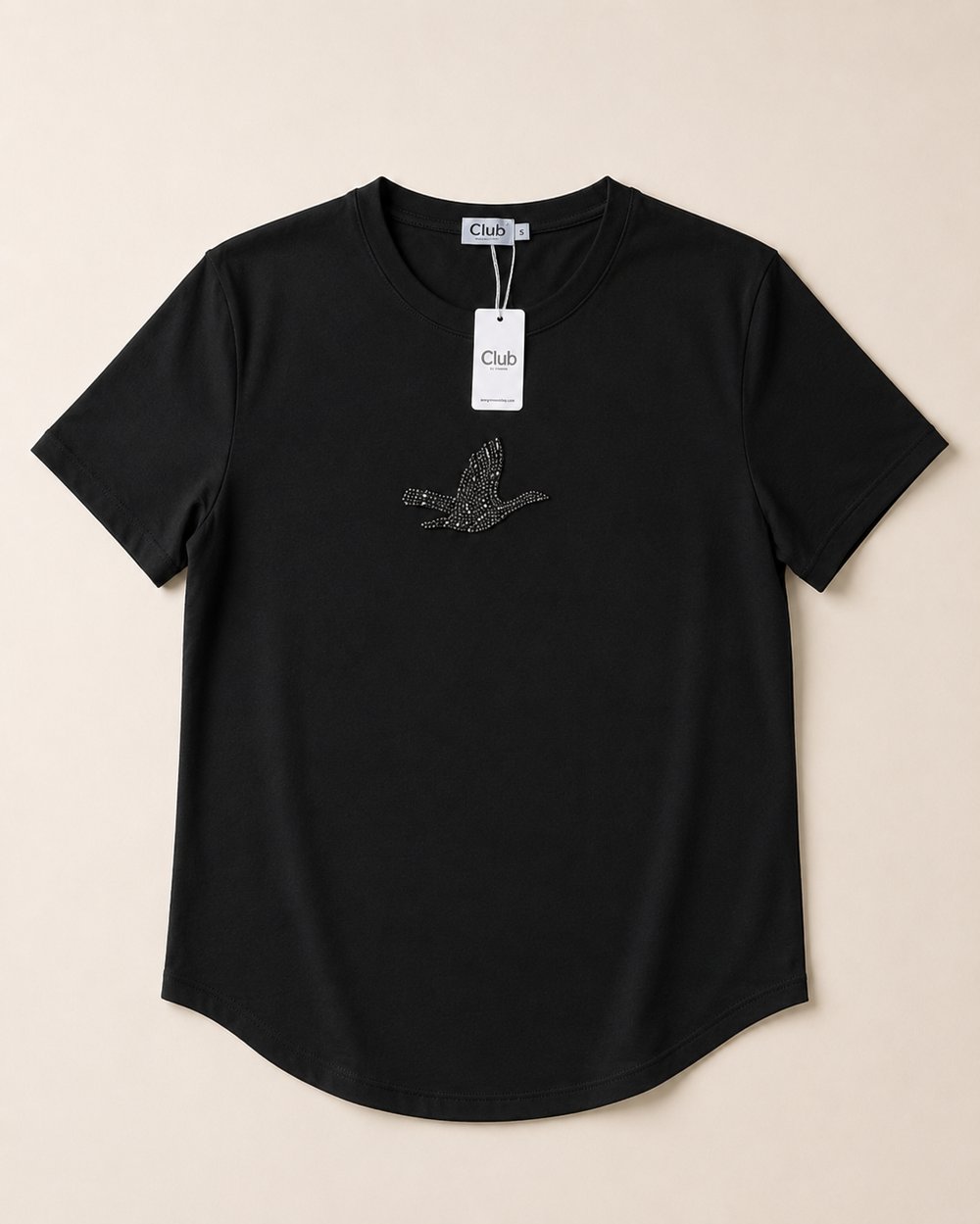 Kuş Detaylı Tshirt