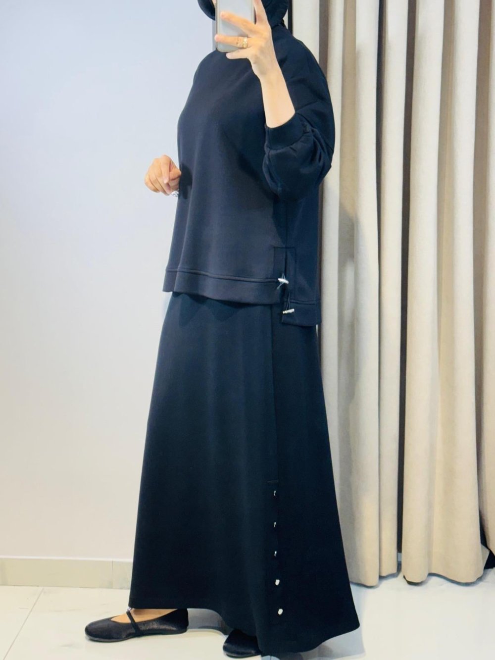 ALESYA ETEK TAKIM SİYAH