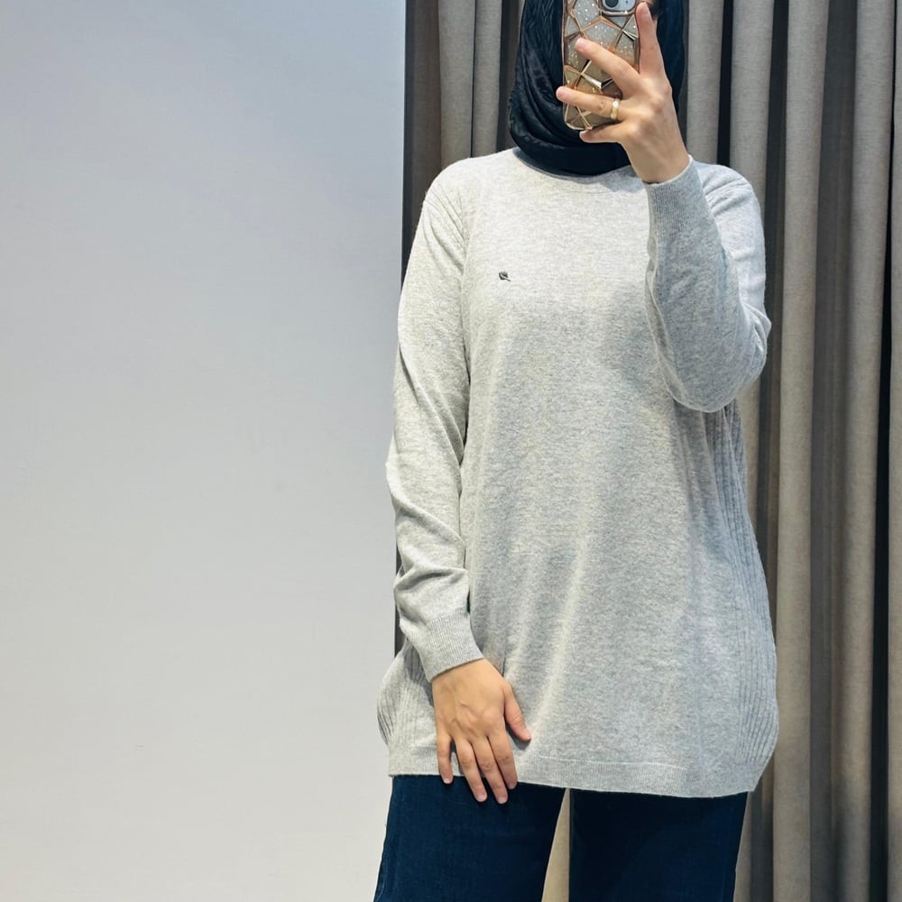 TIĞ TRİKO BASİC CASHMERE GRİ