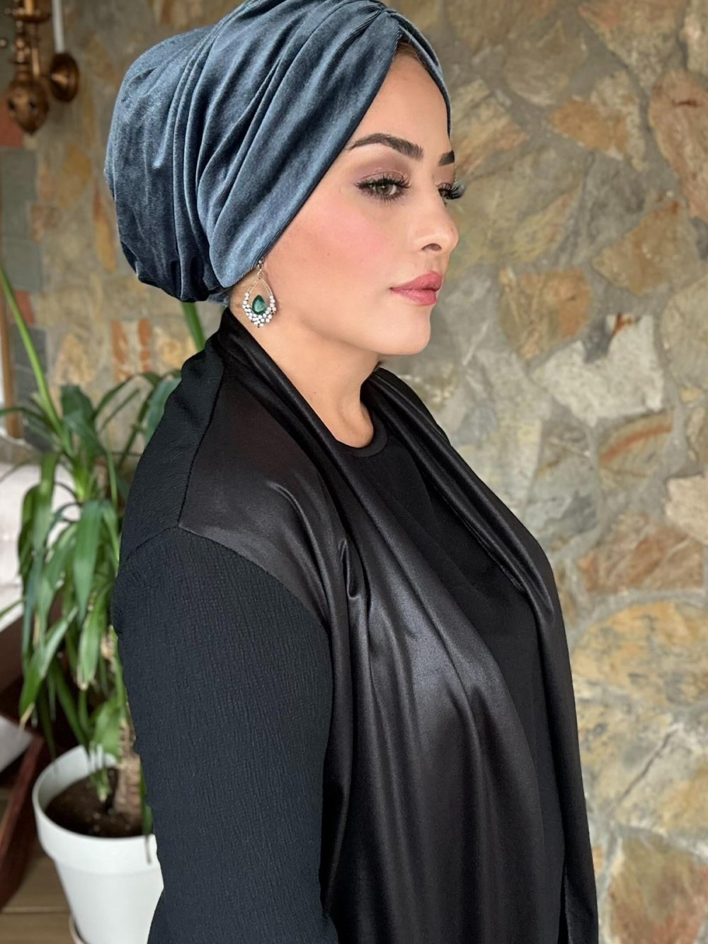 GRİ KADİFE DOLGUSUZ BONE