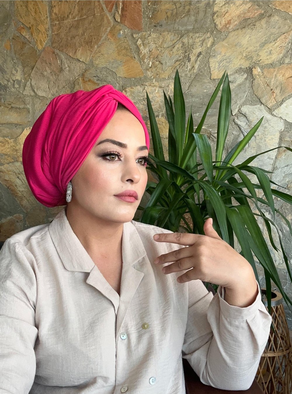 KOYU PEMBE DÜĞÜM DOLGULU BONE