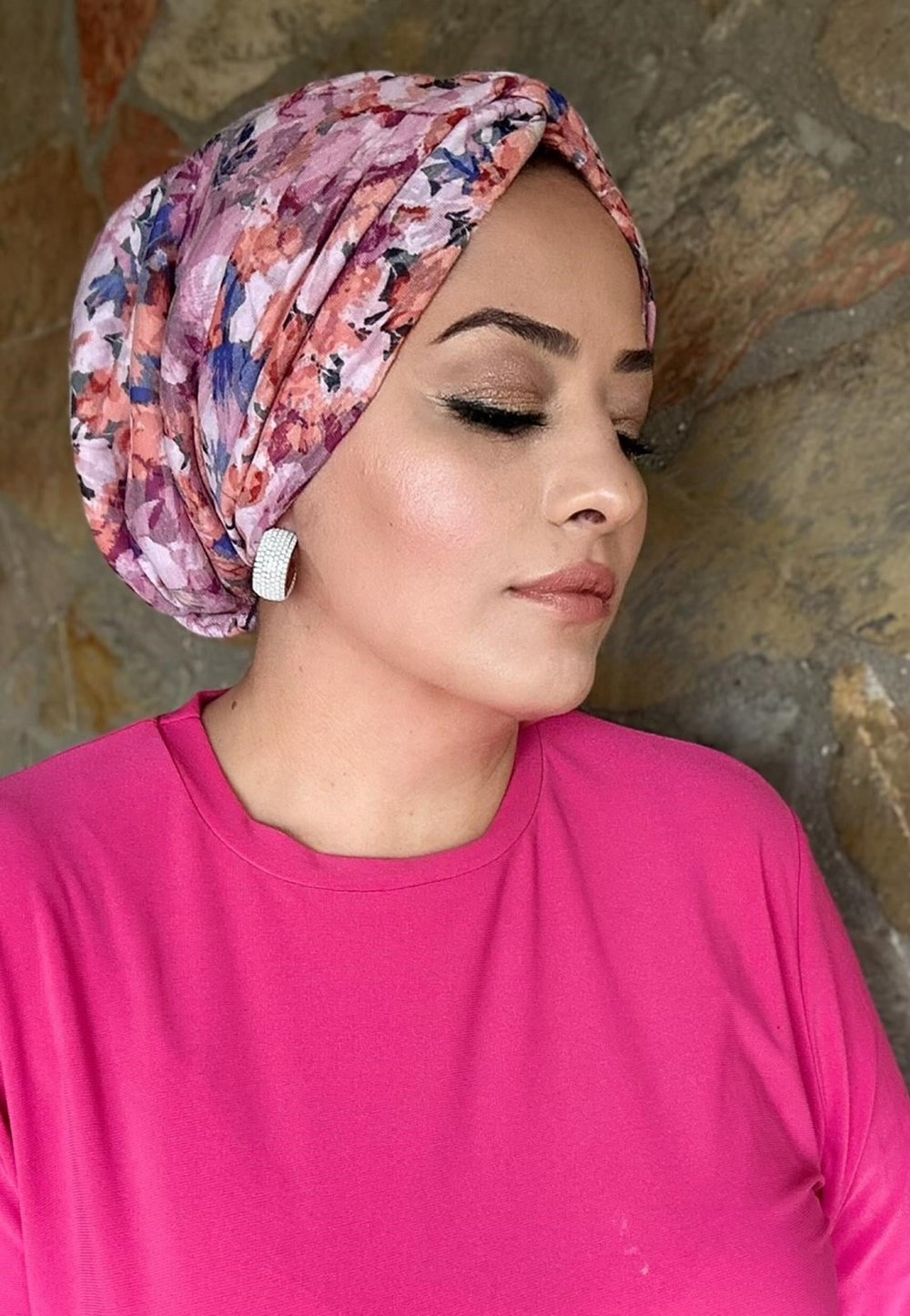 PEMBE DESENLİ DÜĞÜM DOLGULU BONE