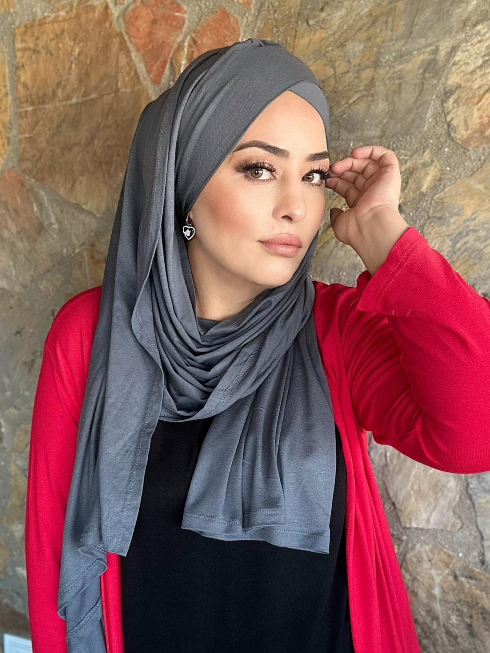 PENYE ANTRASİT GRİ ÇAPRAZ MODEL  BONEŞAL