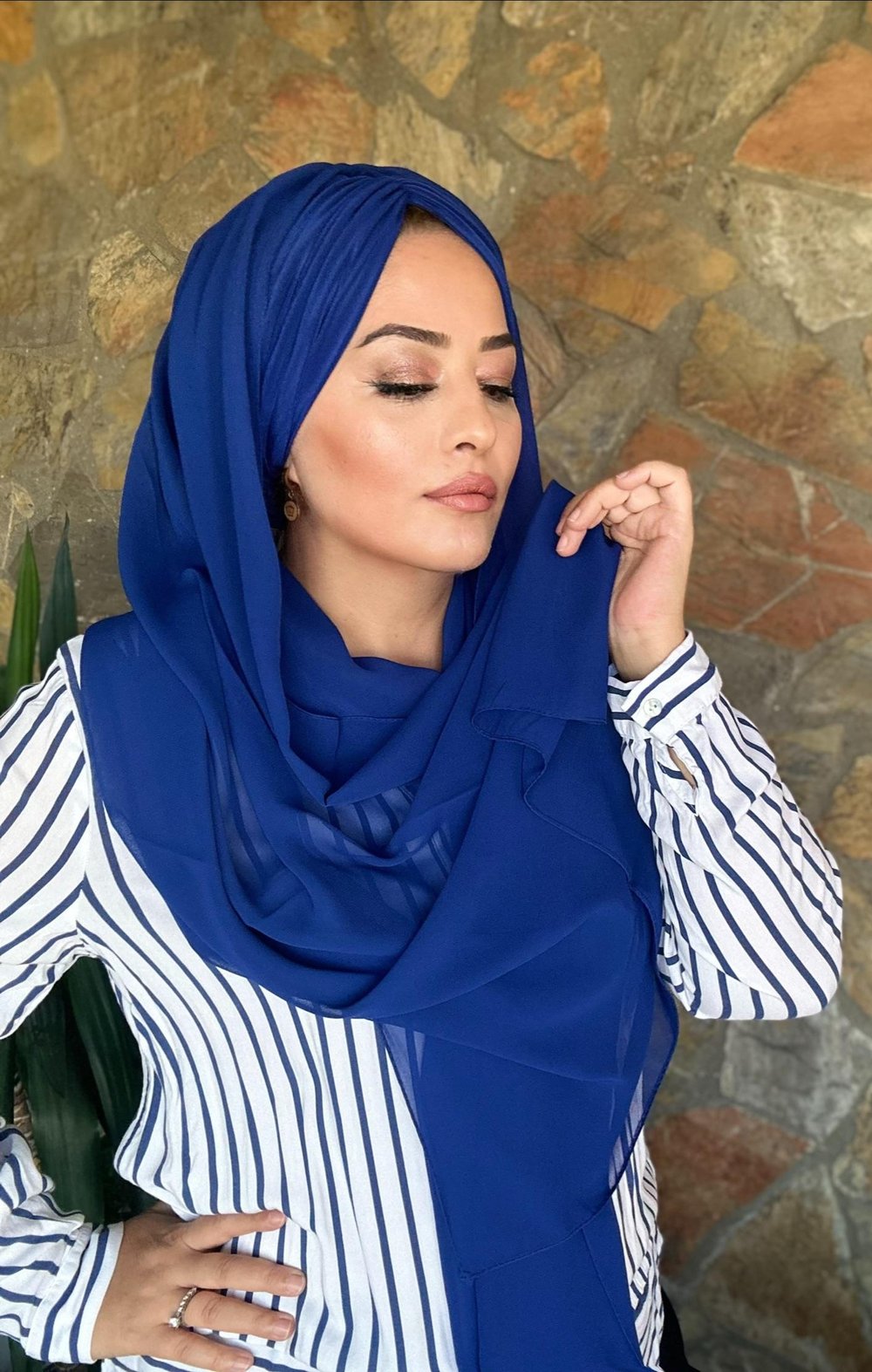 SAKS MAVİ DRAPE DOLGUSUZ BONEŞAL
