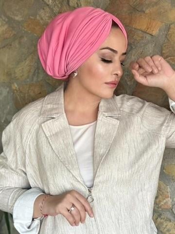 TATLI PEMBE DRAPE DOLGLU BONE