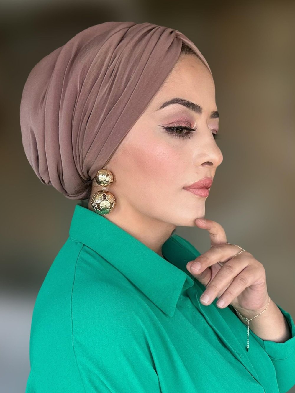 VİZON DRAPE DOLGULU BONE
