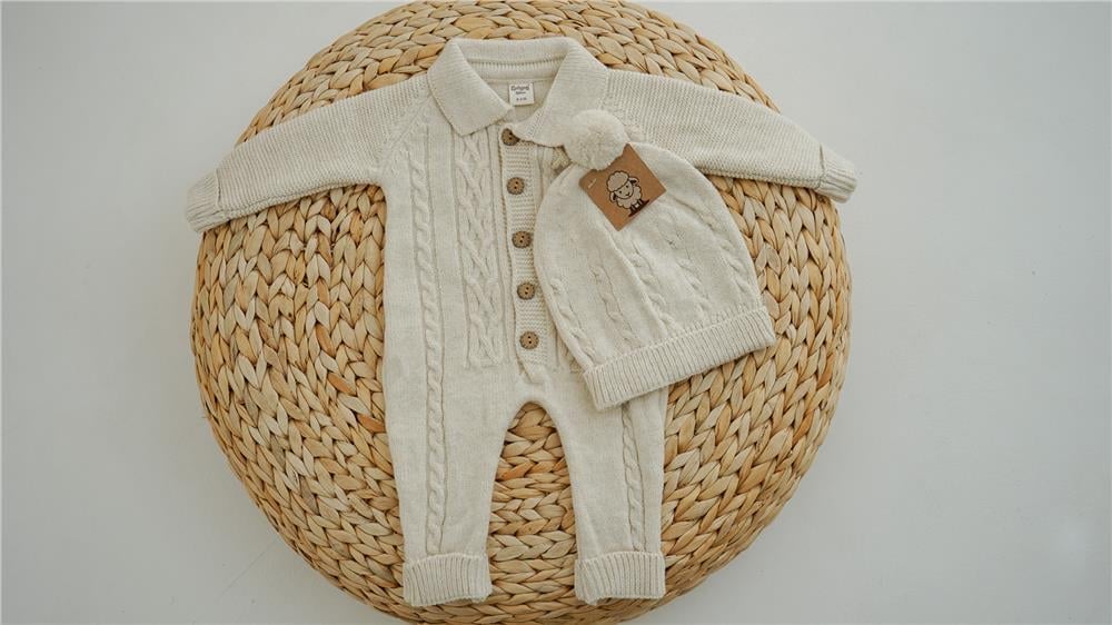 Ponpon Şapkalı Unisex Tulum