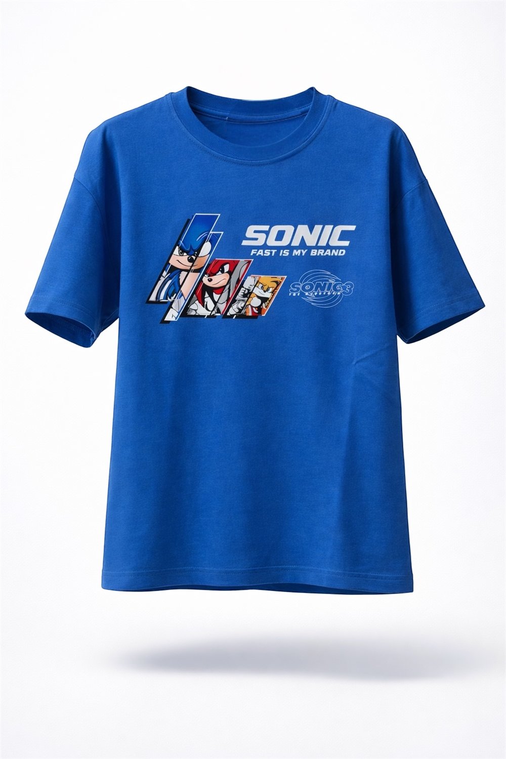 Sonic Mavi Erkek Çocuk Tişört