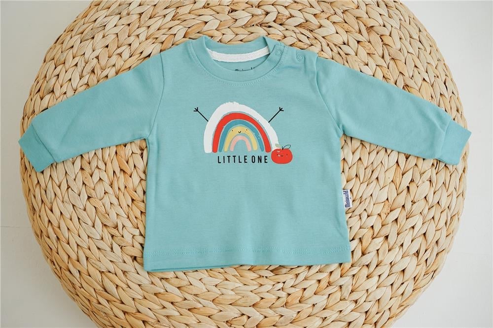 Little One Yazılı Kız Bebek Tişört