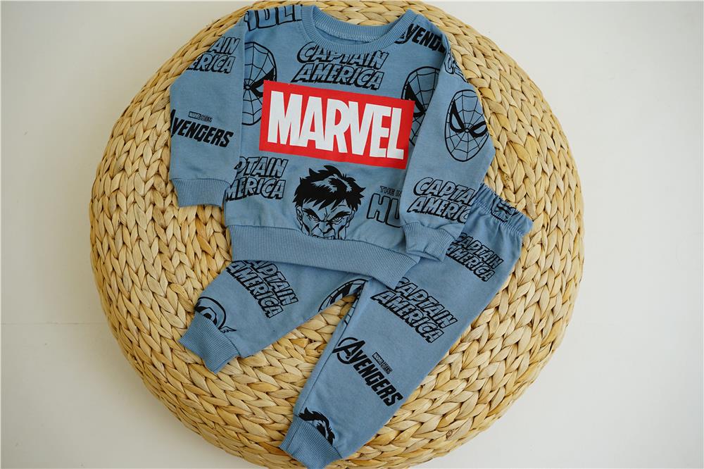 Marvel Baskılı Erkek Bebek Takım