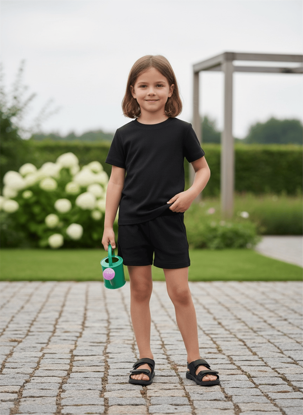 %100 Organik Pamuk Kaşkorse Şortlu Unisex Takım