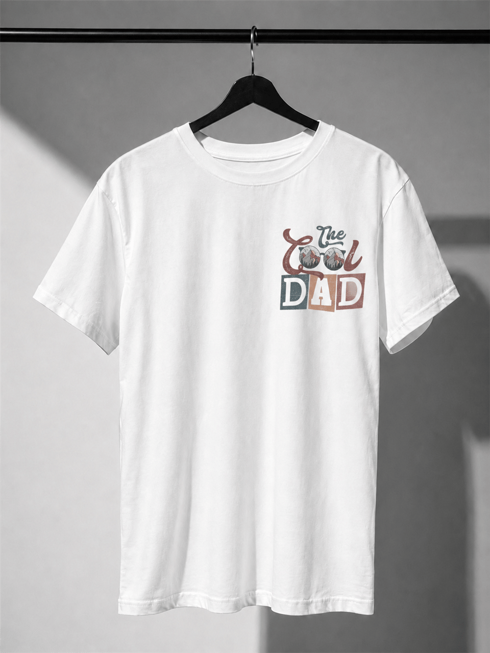 Yetişkin Cool Dad Baskılı Tişört
