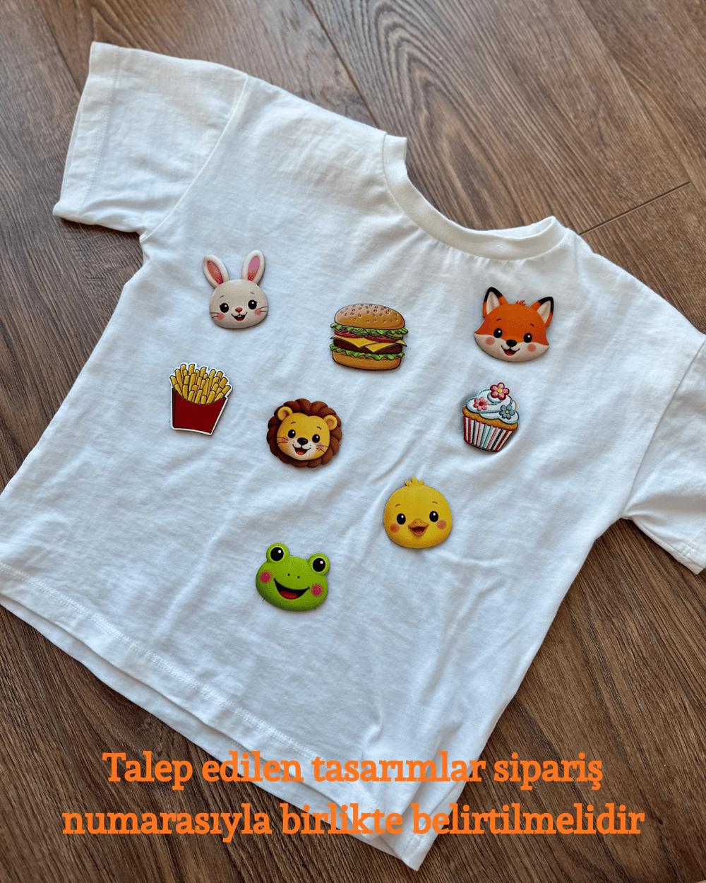 Pufiko Cırtlı Tişört + 2 patch