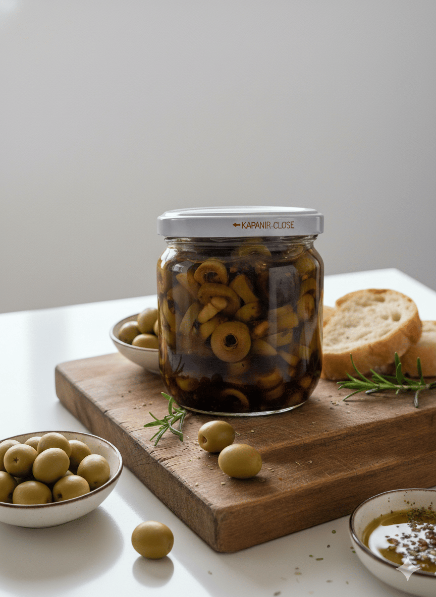  Gurme Yeşil Siyah Karışık Zeytin Salatası 340 Gram