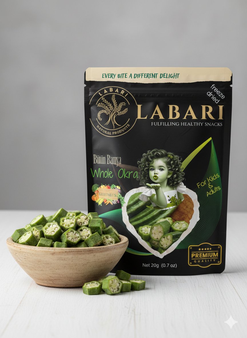 Labari Dondurularak Kurutulmuş Bamya 20 gram