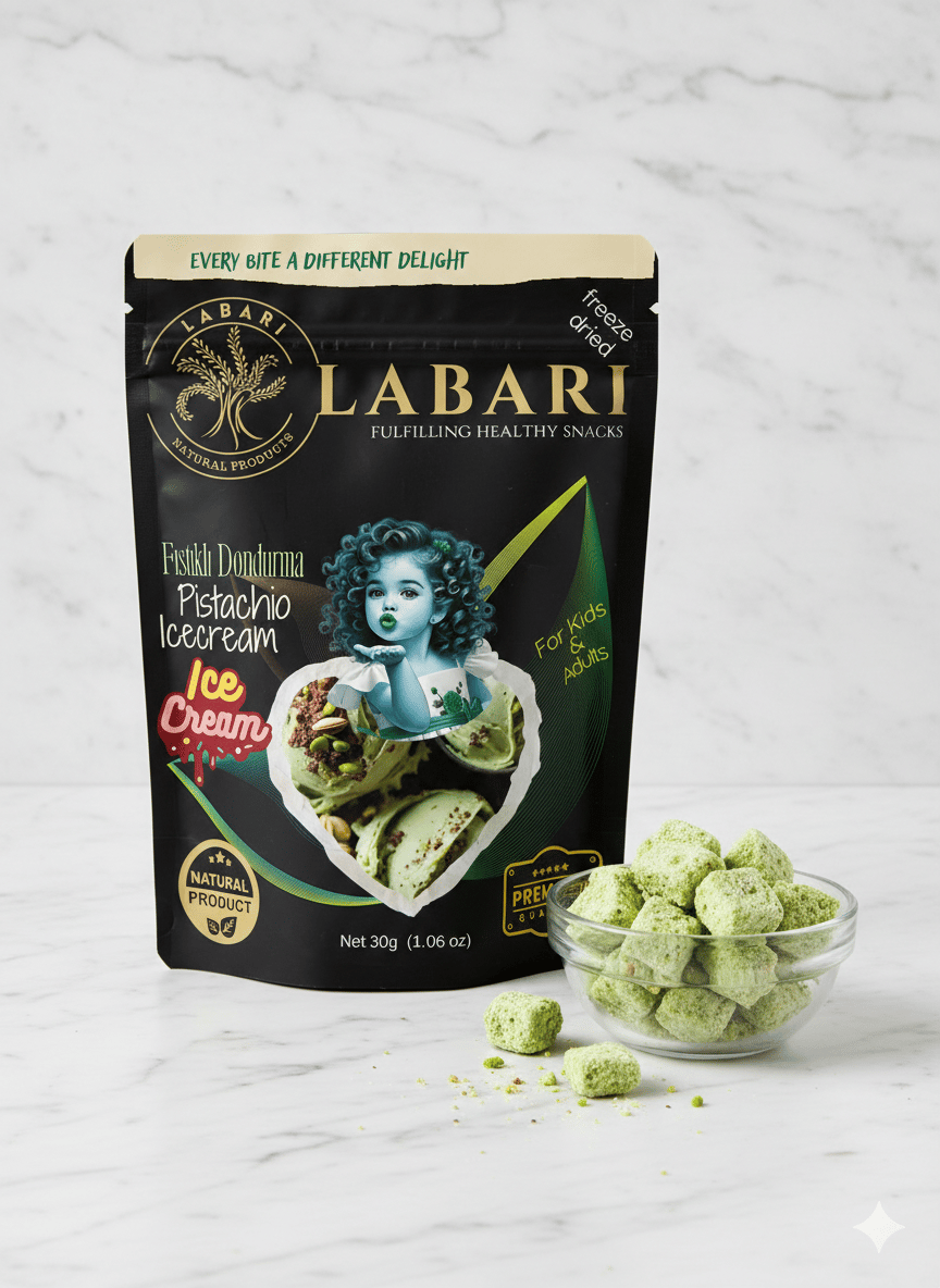 Labari Dondurularak Kurutulmuş Fıstıklı Dondurma 30 gram