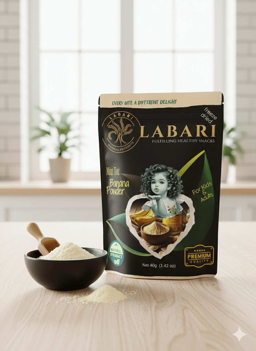 Labari Dondurularak Kurutulmuş Muz Tozu 20 gram