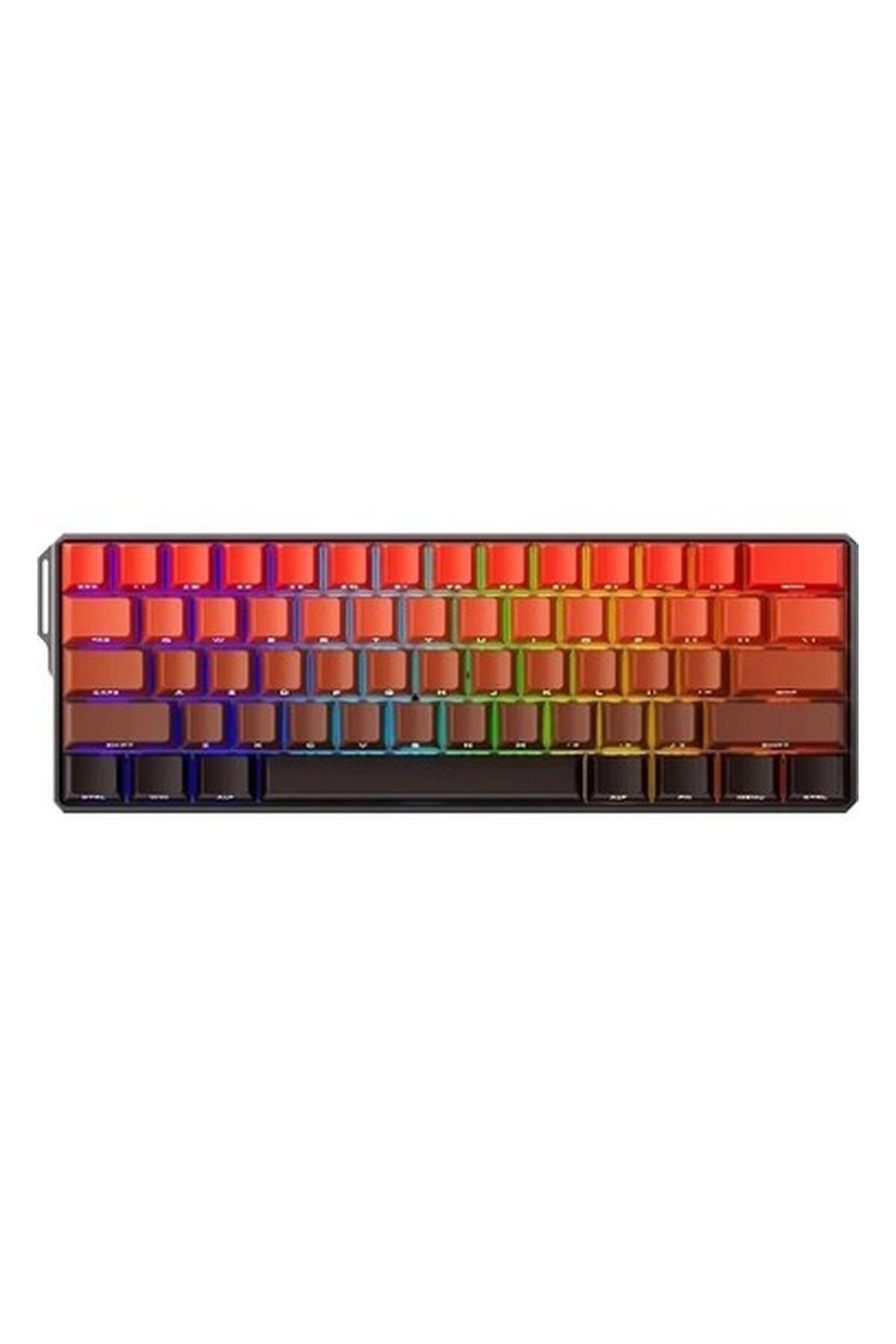 AKKO MONSGEEK FUN60 Ultra Shine-Through Blaze Gradient Hall Effect Manyetik Switch ARGB Hotswap Mekanik Gaming Klavye