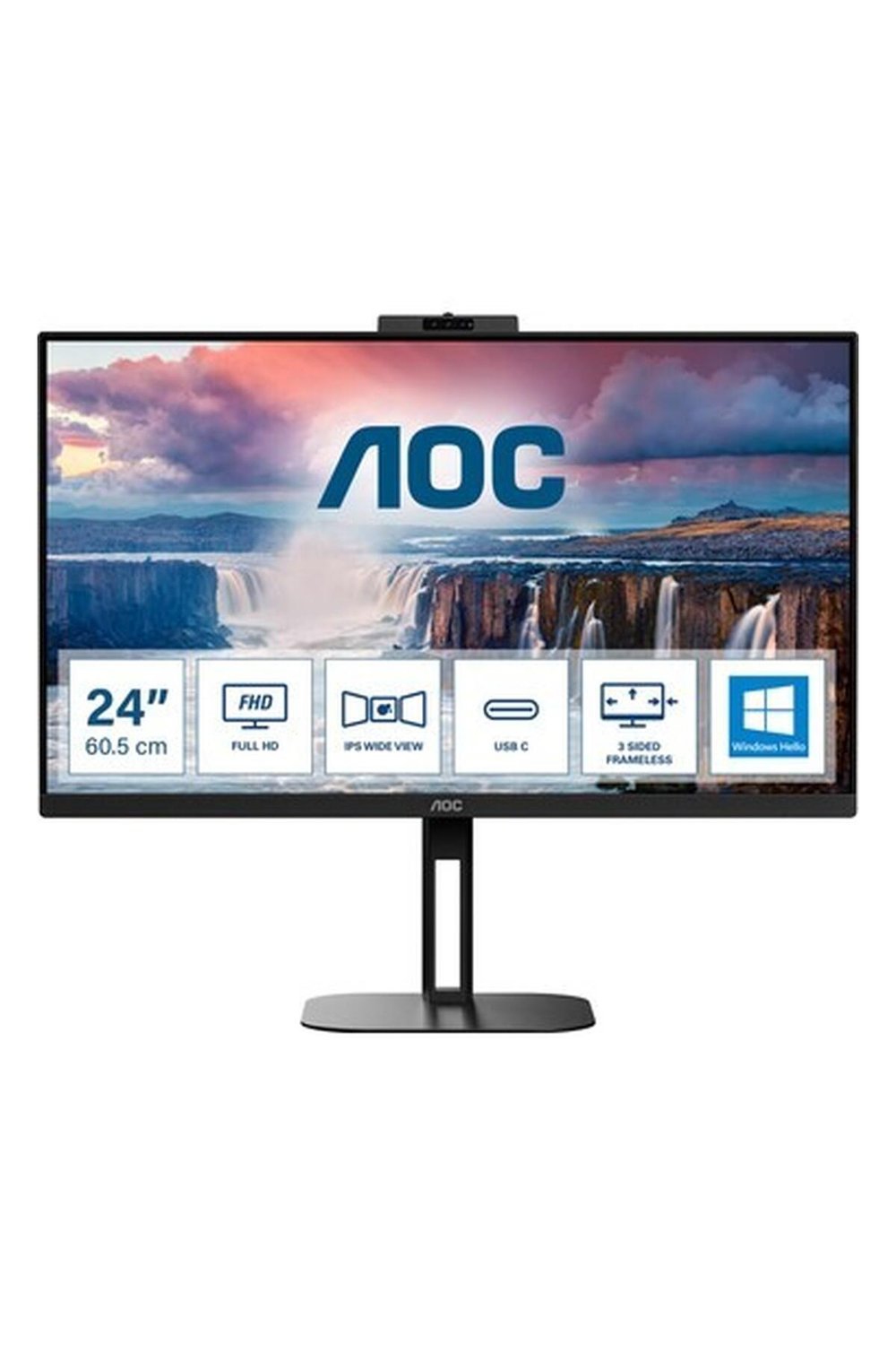 Aoc 24V5CW/BK 23,8