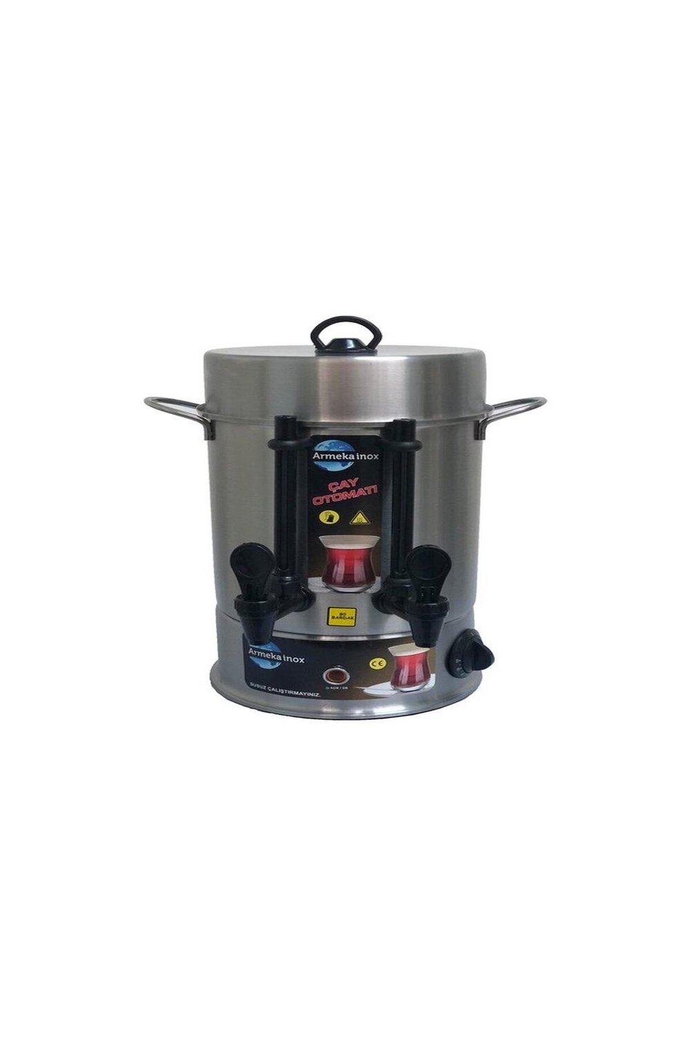 Armeka 8 L 80 Bardak Çay Makinesi ve Otomatı Inox