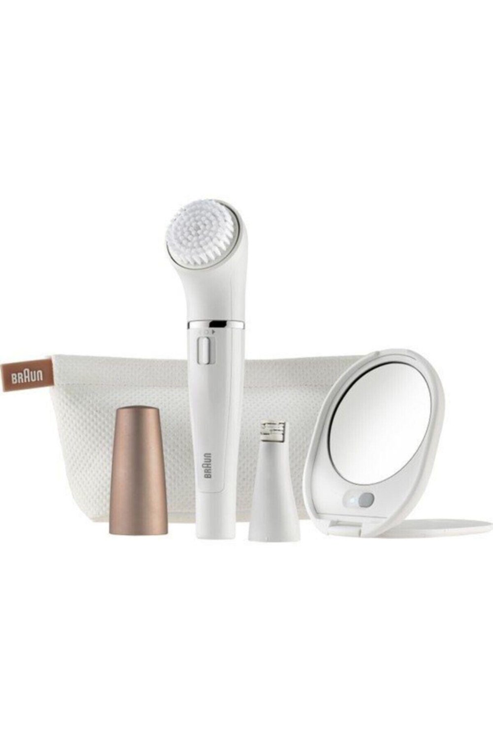 Braun Face 831 - Yüz Epilatörü ve Yüz Temizleme Fırçası, Ek Pil ile Birlikte