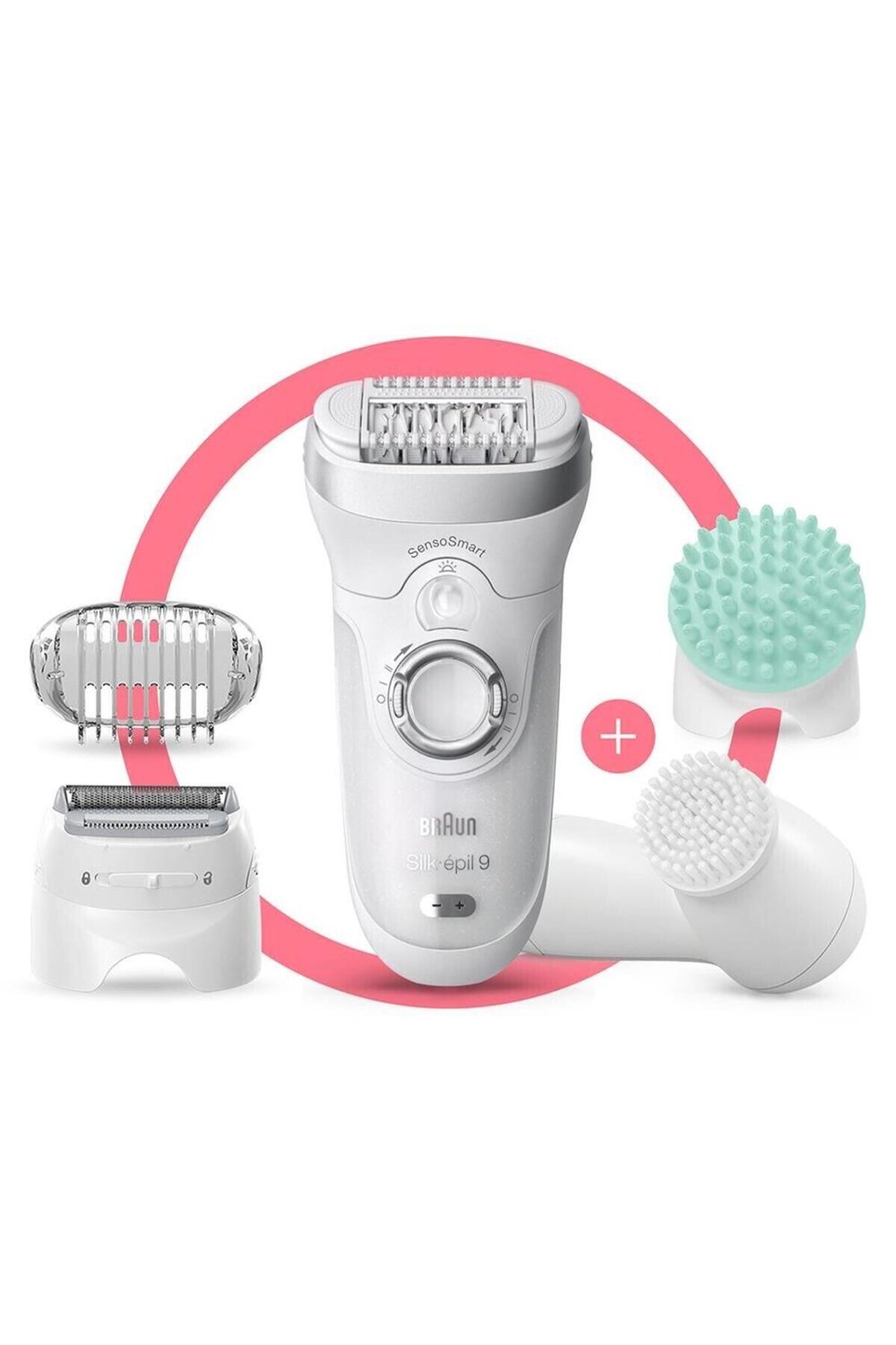 Braun Silk-Épil 9 9865 Sensosmart, Kablosuz, Islak&kuru, 4ü 1 Arada Epilatör