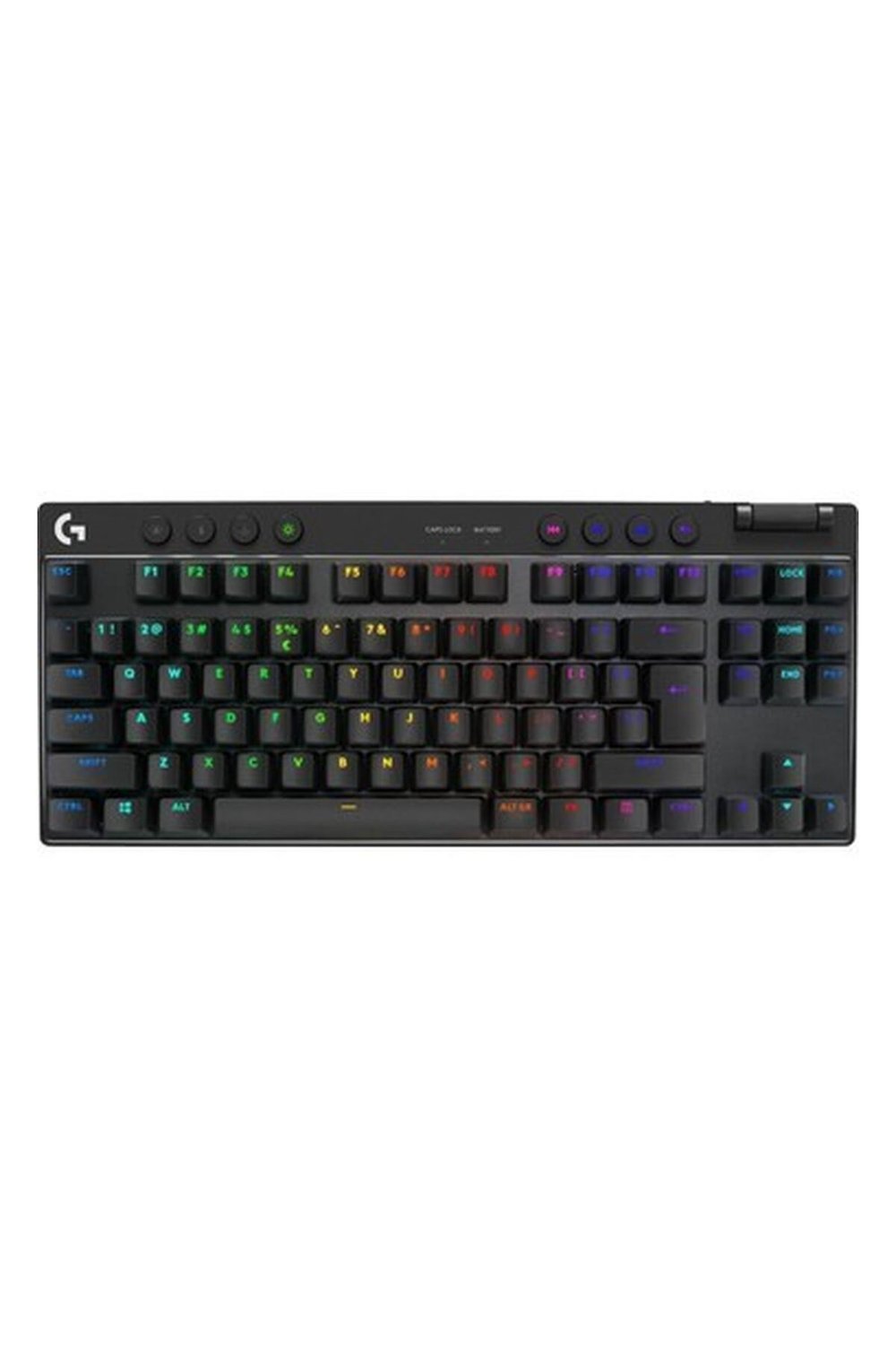 G Pro x Tkl Lıghtspeed Kablosuz Oyun Klavyesi, Ultra Portatif Sayısal Tuş Takımsız Tasarım, Lıghtsync Rgb, Pbt Tuş Başlıkları, Tıklamalı Anahtarlar (Gx Brown), Ingilizce Q Klavye, Siyah