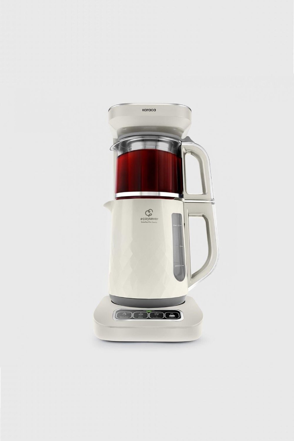 Karaca Çaysever Robotea Pro Quartz 4 In 1 Konuşan Çay Makinesi Creamy