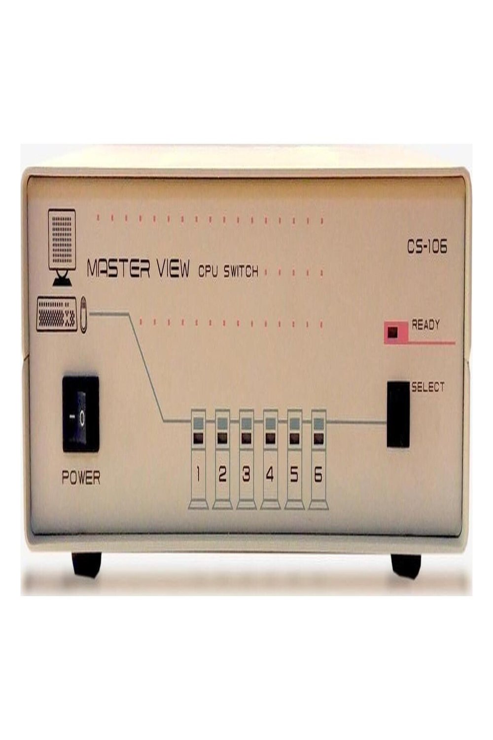 PC Paylaşım Cihazı (AT CPU Switch), 4 PC, 1 giriş - 4 çıkış