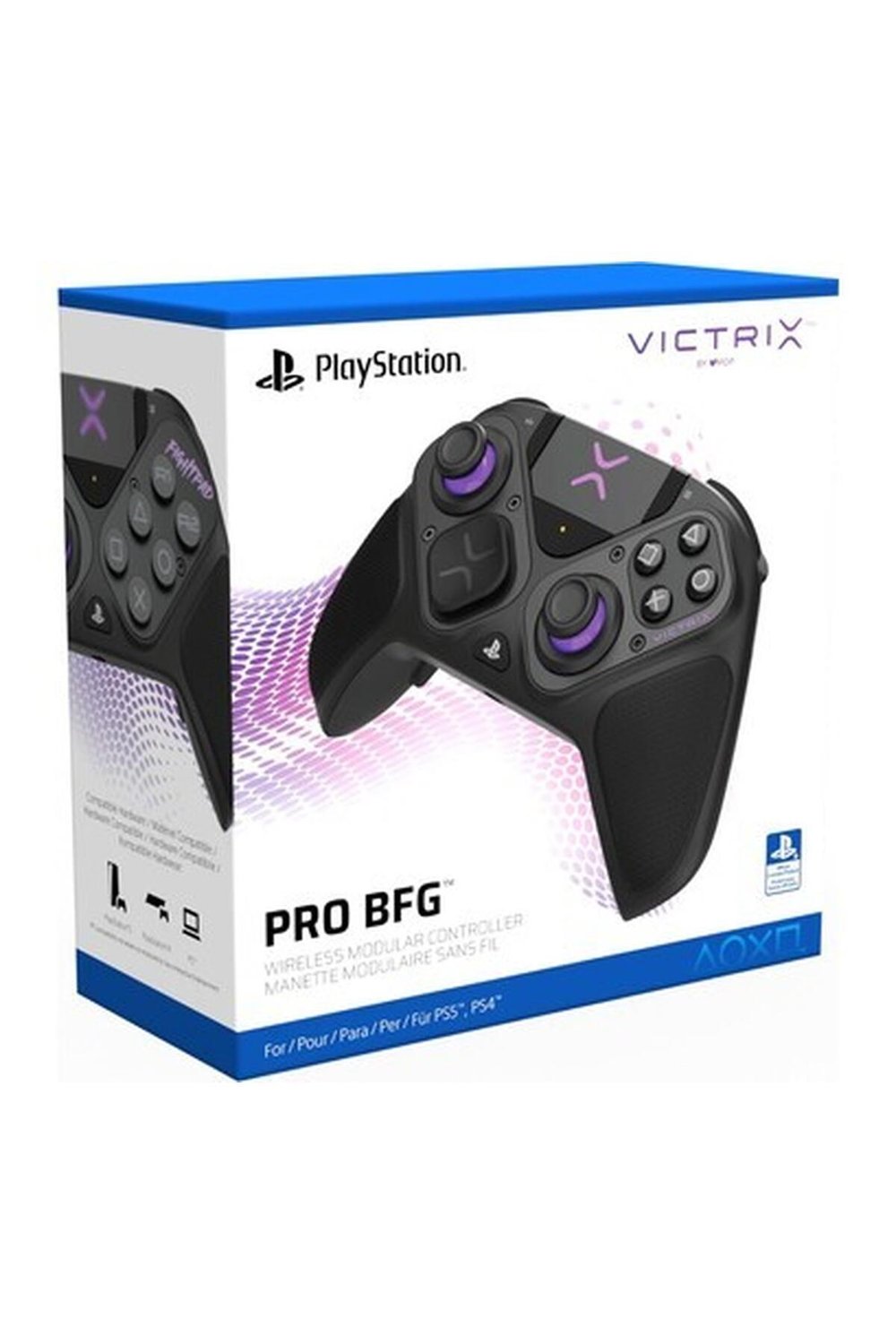 Pdp Victrix Pro Bfg Kablosuz Modüler Kontrol Cihazı Siyah Sony Ps5 Ps4 Pc Uyumlu