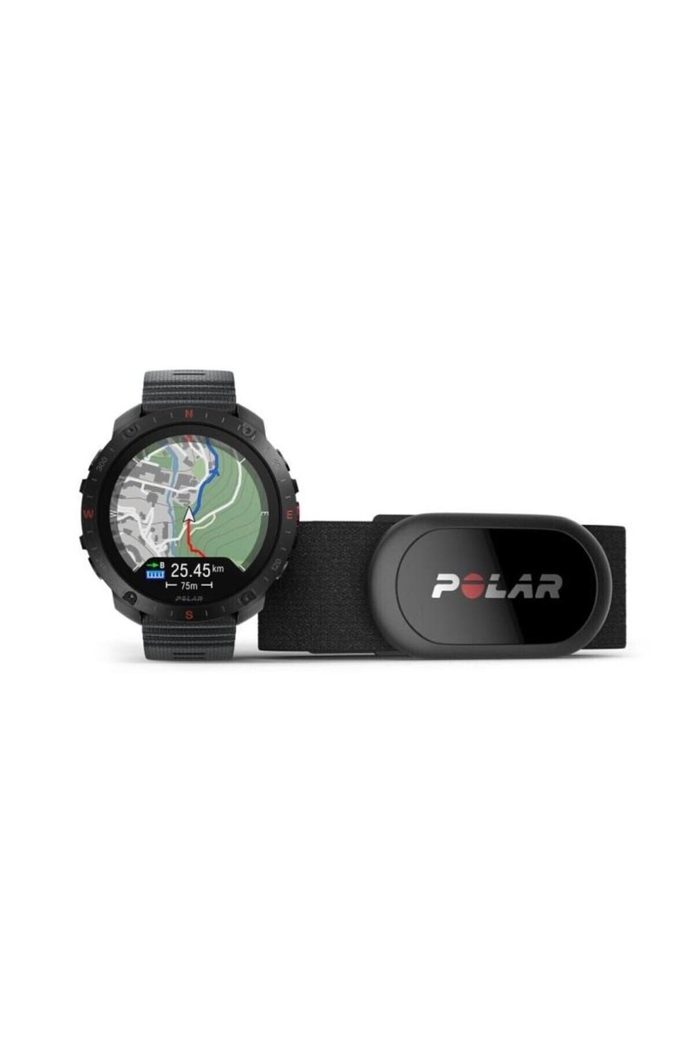 Polar Grit X2 Pro Premium Outdoor Saati Nıght Black S-L - Hr H10