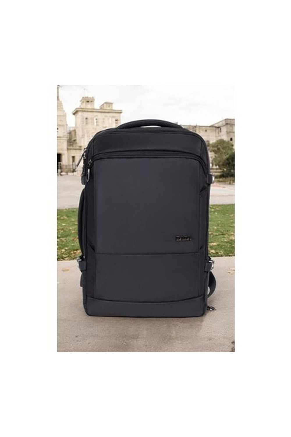 Siyah Su Geçirmez Oxford Kumaş Ortopedik Laptop Sırt Çantası