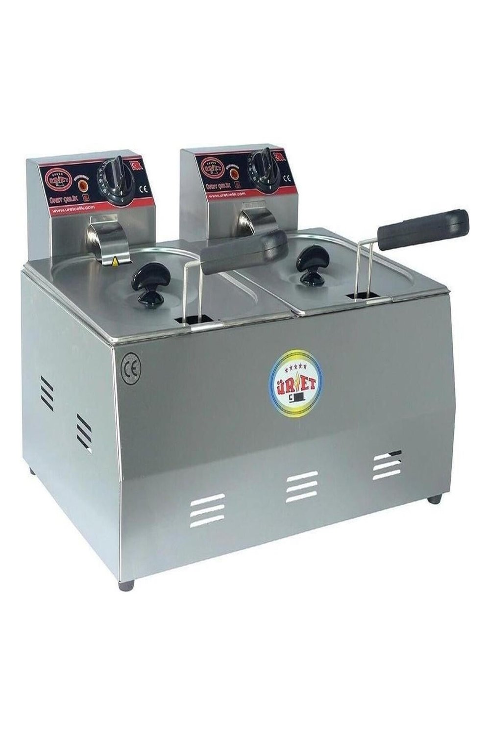 Üret Çelik Fritöz - 8+8 Litre