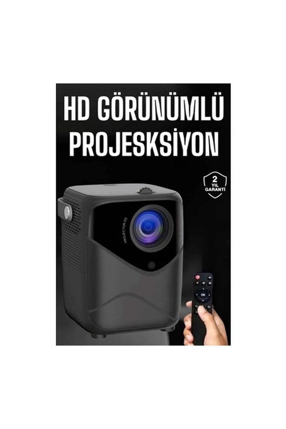 Yüksek Hd Görünümlü Taşınabilir Projeksiyon Cihazı