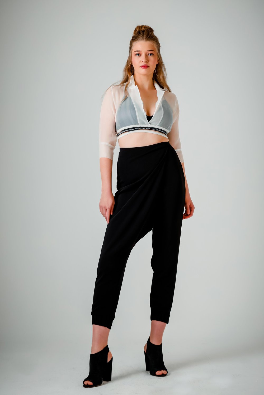 Gatria Shalwar - Siyah Şalvar