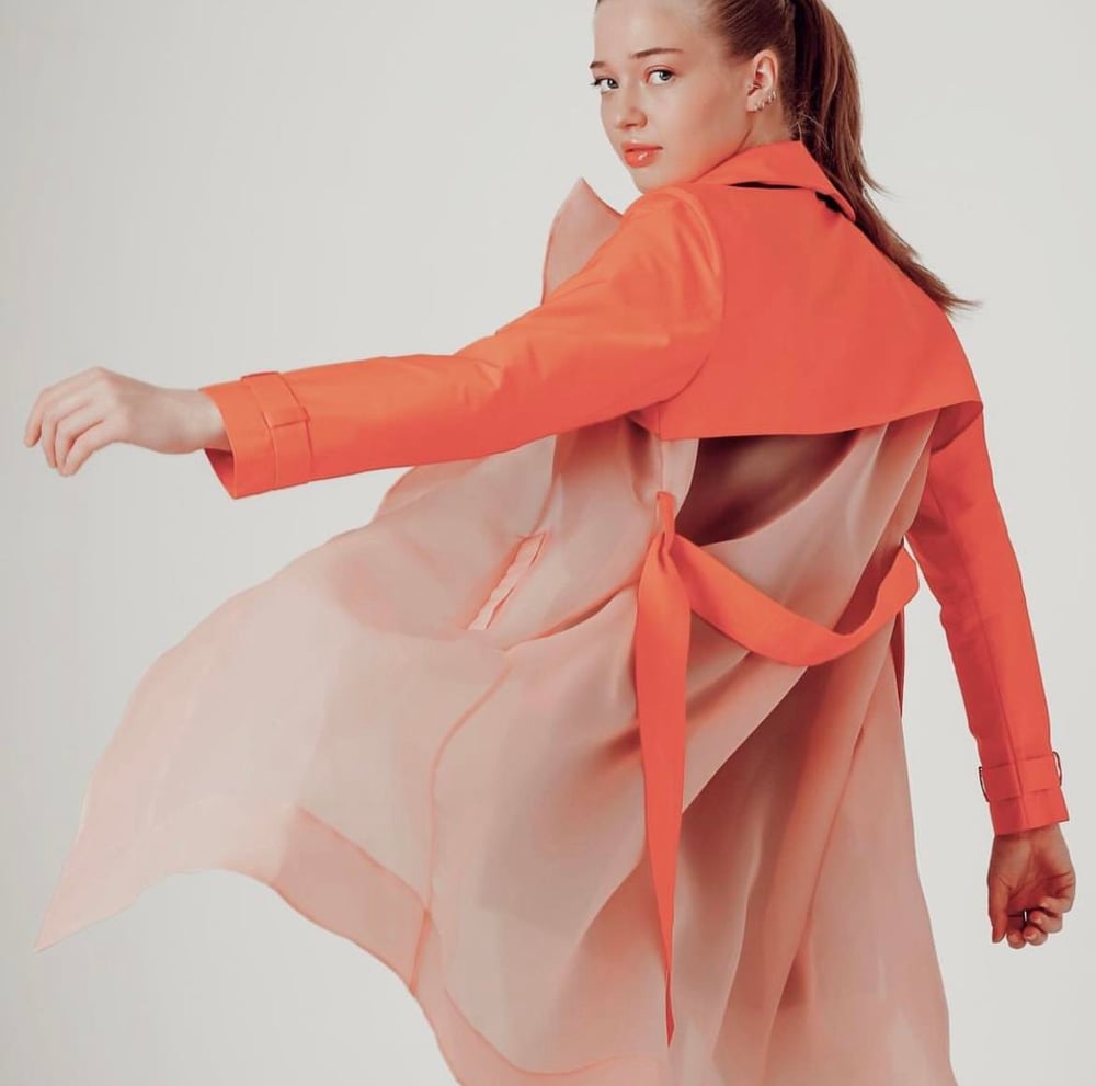 Thali Trench Coat - Organze Trençkot
