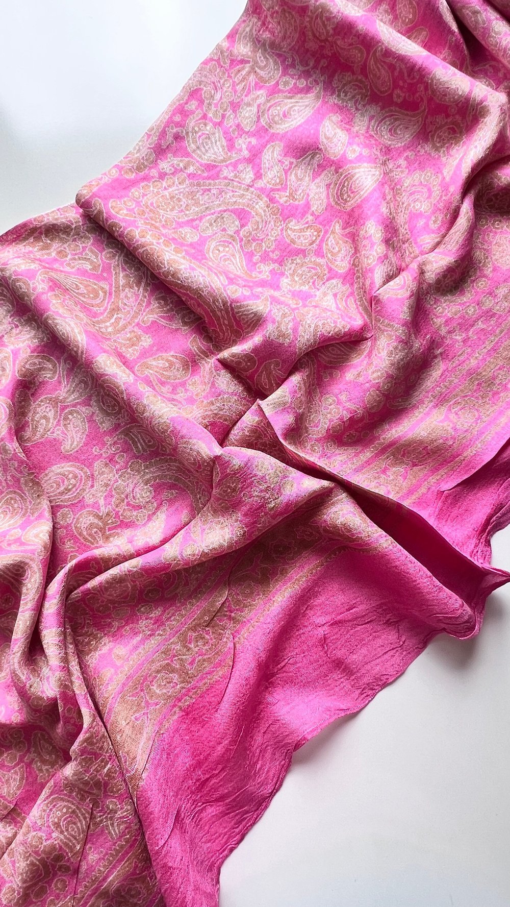Pembe Şal Desen Kelagayi Şal 190x90