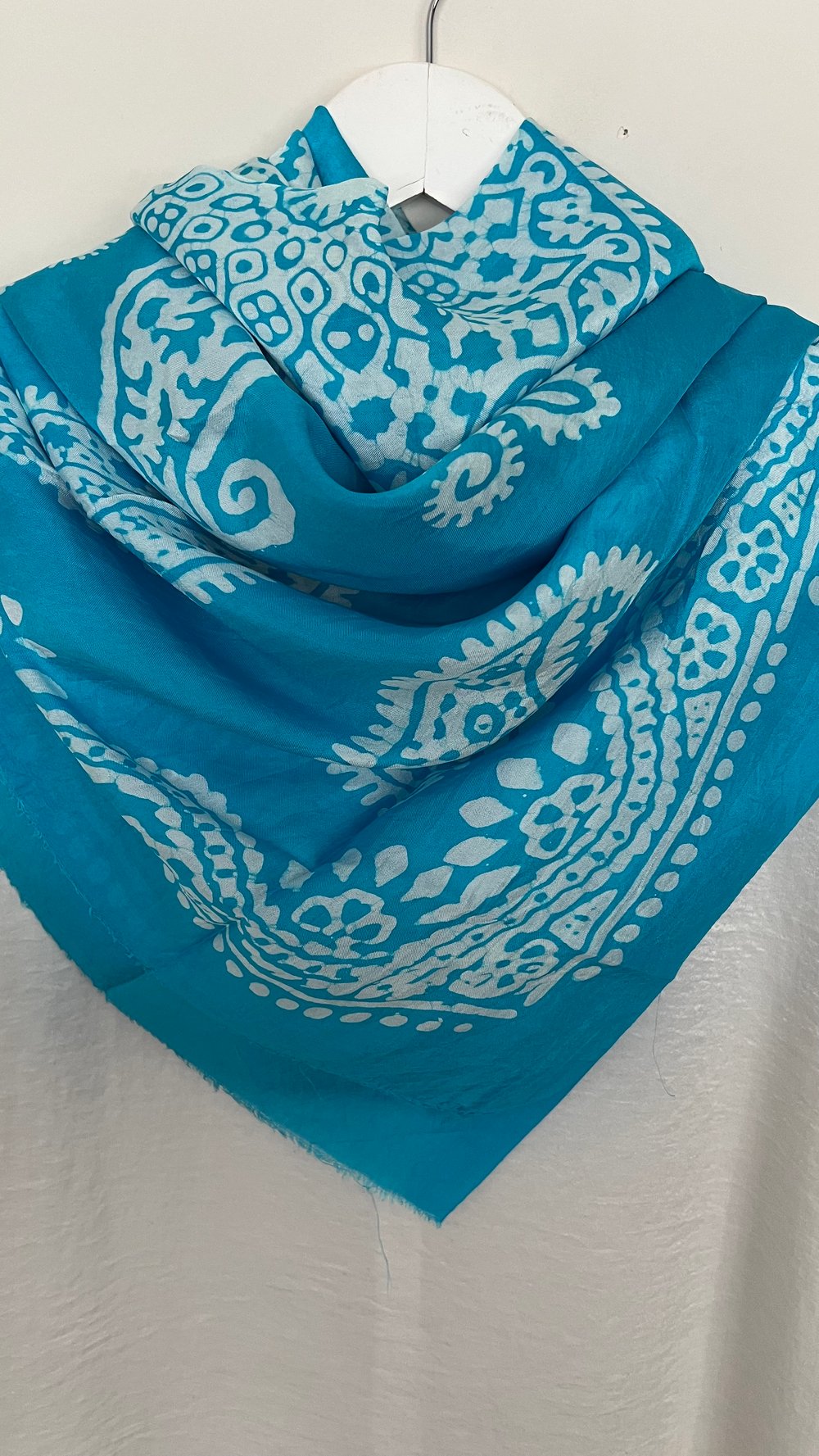 Turkuaz Kelagayi İpek Eşarp 150x150