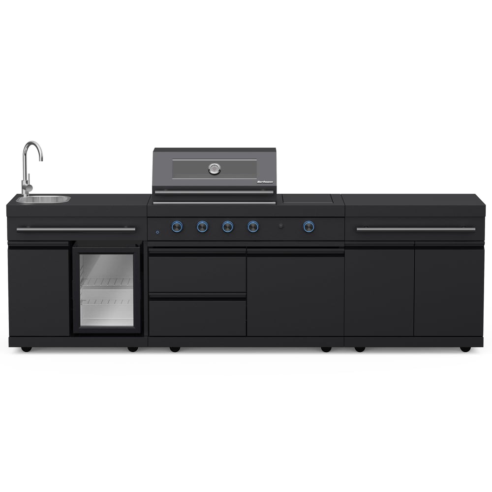 Berfmann Onyx 4+1 Barbekü ve Buzdolaplı Outdoor Mutfak