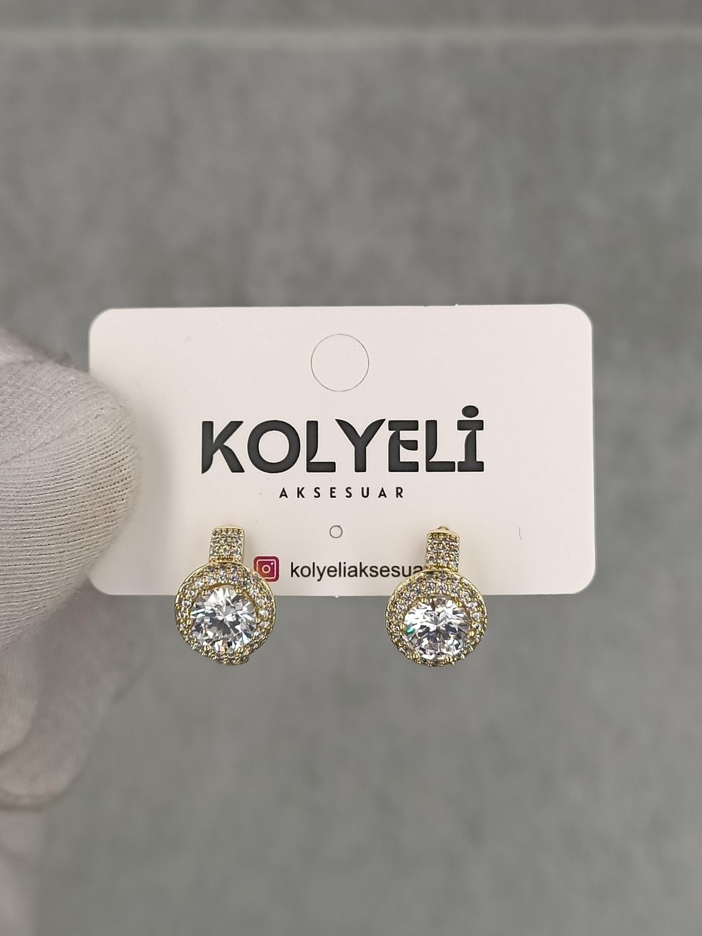 Kolyeli radiance küpe
