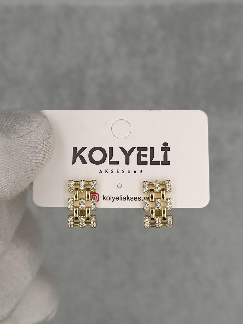Xuping küpe (14 ayar altın rengi)