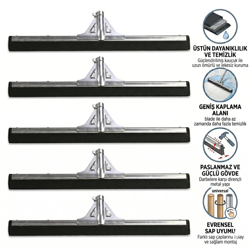 Metal Yersil - 55 Cm 5'li