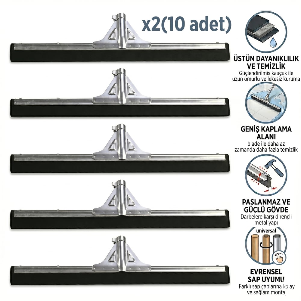 Metal Yersil - 75 Cm 10'lu