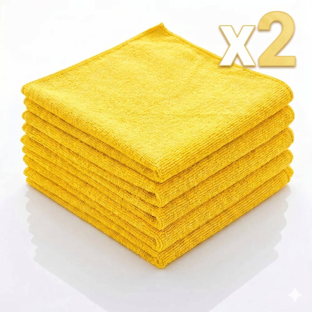 Mikrofiber Bez - 40x40 32 Gr Sarı 10'lu (Adet fiyatı 40,24)