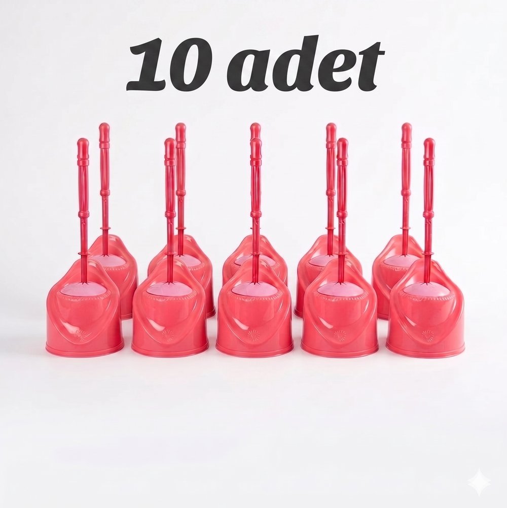 Muhafazalı WC Fırçası 10'lu